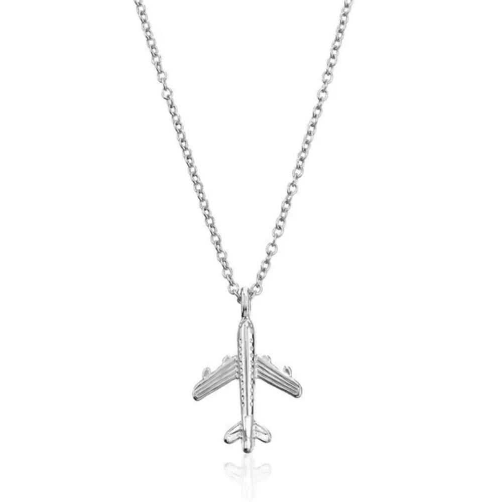 🆕 | Silver Plated | Airplane Necklace